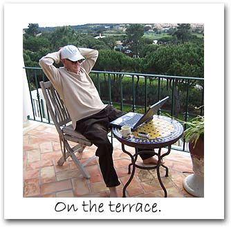 BB on the terrace