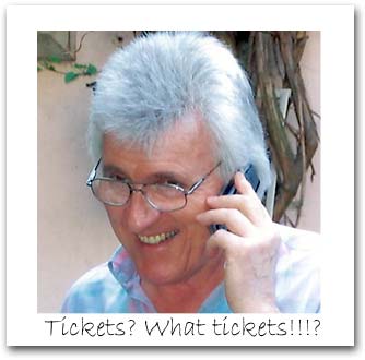 Bruce on the phone