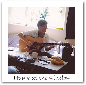 Hank at the window