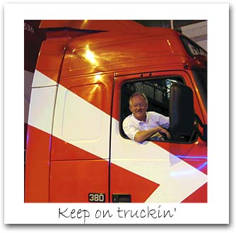 Keep on truckin'