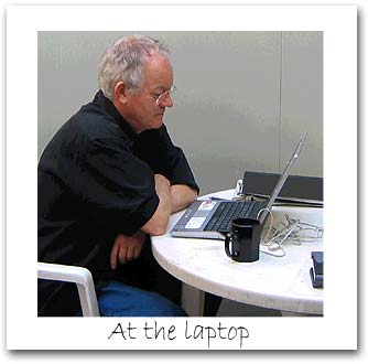 BB at the laptop