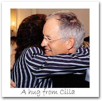 A hug from Cilla