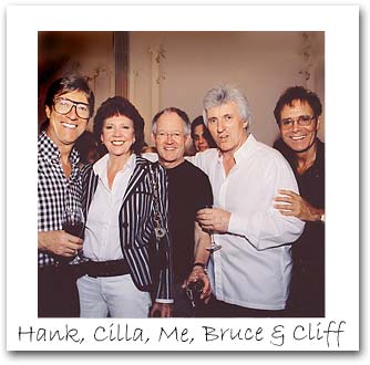 Hank, Cilla, BB, Bruce and Cliff