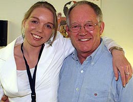 With Pernille, Erik's P.A.