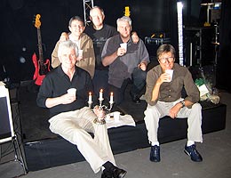 Teabreak at rehearsals.