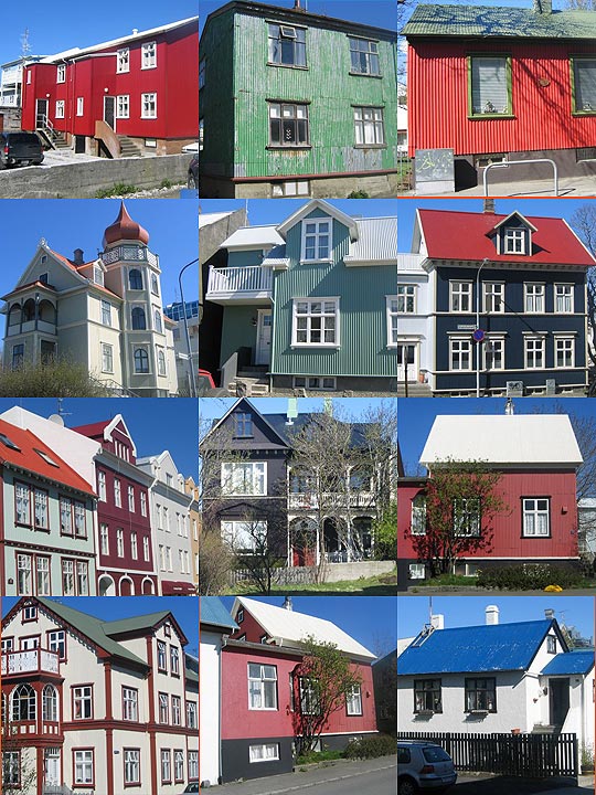 A morning walk through old Reykjavik. 