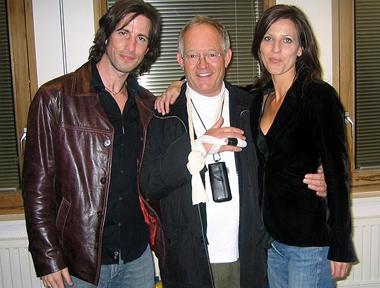 With Ben and Thalia.