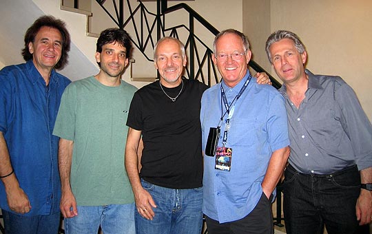 Back at the hotel with the (Frampton) band.