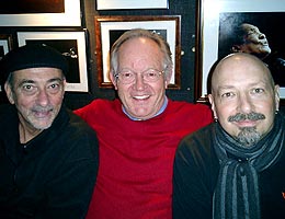 With Tom Coster and Steve Smith at Ronnie Scott's.