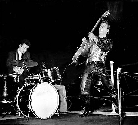 With Eddie Cochran
